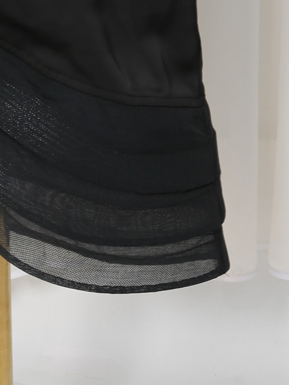 Spaghetti Strap Ruffle Slit Maxi Dress - Picture 15 of 16